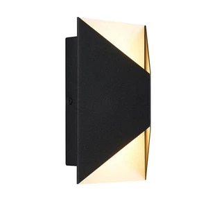 Artika Tria Black Modern Integrated LED Outdoor Hardwired Garage And Porch-Light - Picture 1 of 6