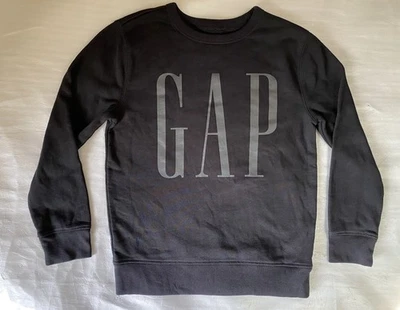 GAP Niños Pullover Suéter Polar Negro Suéter Gris Gráfico Unisex Niño’s Talla XL Foto 1 de 4