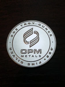 1oz 999 Silver Round By Ohio Precious Metals OPM Go Buckeyes BU - Picture 1 of 5