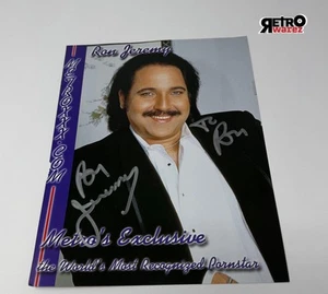 Ron Jeremy - Foto promocional firmada 8,25x10,75” AVN estrella adulta actriz película - Imagen 1 de 2