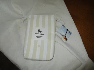Dock & Bay Beach Towel Quick Dry Sand Free cabana new gift Bora Bora Beige 63x31 - Picture 1 of 3