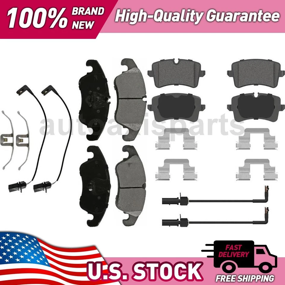 2 Front Rear Wagner Brake Disc Brake Pad Set For 2013-2013 Audi A5 Quattro Foto 1 de 4