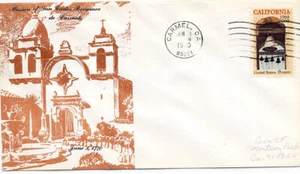 Cubierta de evento de Estados Unidos 1970 San Carlos Borromeo de Carmelo Carmel California - Imagen 1 de 1