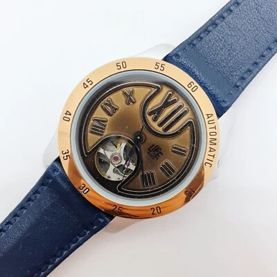 Reloj Automático Raro Día Fecha Década por Citizen Skeleton con Números Romanos Años 90 Foto 1 de 4