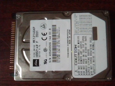2.5 in Hard Disk Drive IDE Toshiba MK1214GAP HDD2149 F ZE01 - Image 1 of 4