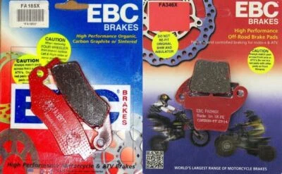 EBC Sport Carbon X Front/Rear brake pad set for Honda CRF250R/RX/X CRF450R/RX/X Foto 1 de 4