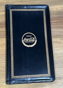 Vintage Coca Cola Calf Skin Pocket Notebook- Excellent Condition - Picture 1 of 7