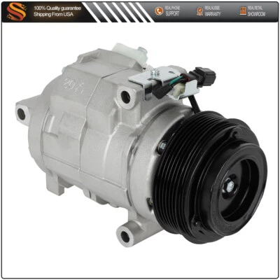 AC A/C Compressor with Clutch For 2007-2015 Ford Edge 3.5L Lincoln MKX 3.7L - Image 1 of 4