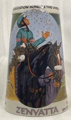 Oak Tree Assn. 2010 Honors The Unbelievable Zenyatta Edición Limitada. Taza Stein Foto 1 de 4