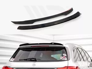 For Mercedes C Class Estate S205 Maxton Design Spoiler Wing Extension Gloss - Picture 1 of 5