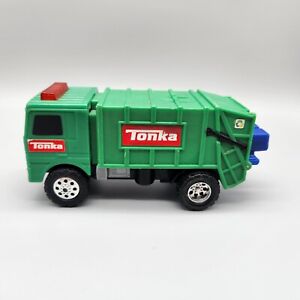 Hasbro Tonka Garbage Service Truck Green Recycle 2008 Toy 7" Lights Sound Works 