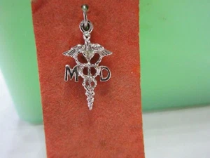 MD DOCTOR VINTAGE CHARM STERLING 50er JAHRE NOS FÜR BETTELARMBÄNDER - Bild 1 von 4
