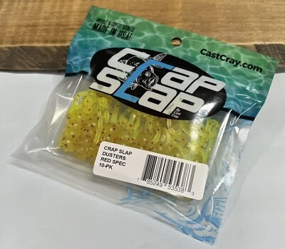 Cast Cray Crap Slap 2” Dusters - Red Spec