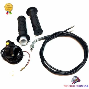 TWIST THROTTLE GRIP, CABLE, STOP SWITCH FOR STAND UP GAS SCOOTERS, 33CC ZOOMA - Picture 1 of 1
