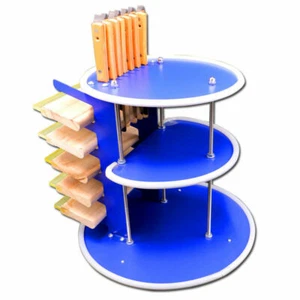  3 Schichten Desktop Siebdruck Rotary Storage Rack für Rakel Spatel - Bild 1 von 7