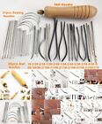 41pcs Leather Craft Shoemaker Cobbler Sew Stitch Thread Hook Needle Awl Tool Set