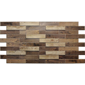 PVC Wall Panels 3D Decorative Wall Covering Tile Cladding Wood Effect 0.94m2