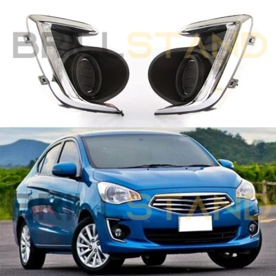Luz antiniebla diurna LED DRL con giro para Mitsubishi Mirage G4 2017-2019 Foto 1 de 4