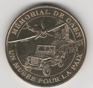 A 2007 TOKEN MEDAILLE MONNAIE DE PARIS -- 14 000 N°2 MEMORIAL DE CAEN / JEEP  - Picture 1 of 2