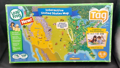 Leap Frog Interactive World Map & United States Map Tag Reading Systems (Game) - Image 1 of 4