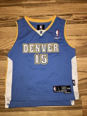 Kids Boys Carmelo Anthony Reebok Denver Nuggets NBA Basketball Jersey Size Large - Image 1 of 4
