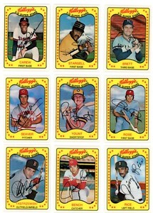 1981 Kellogg's 3D Baseball You Pick *FINISH YOUR SET* ALL NEAR MINT Condition!