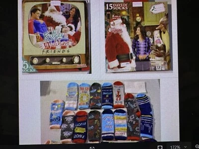 Women's Friends TV Show 15 Days of Socks 4 Crew 11 Low Cut Shoe Sizes 4-10 - Image 1 of 2