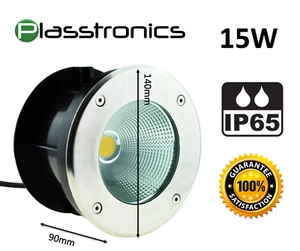 4X 15W Stainless LED Outdoor Inground Up Light Garden lights warm white AU - Picture 1 of 6