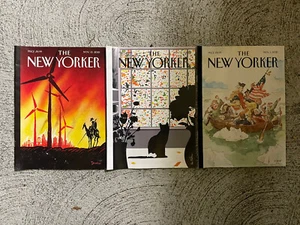 3 The New Yorker Magazine Lot Magazines York Times November 1 8 15 2021 - Picture 1 of 1