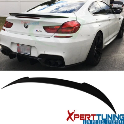 Fit For 12-17 BMW F13 6-Series F06 Unpainted ABS Trunk Spoiler Foto 1 de 3