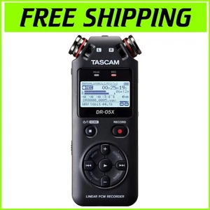 Compact Dual Microphone Handheld Audio Recorder - Ideal for Music & Dictation - Picture 1 of 6