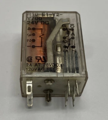AMF Potter Brumfield relay R10-E1-Y2-V700 24vdc coil - Image 1 of 3