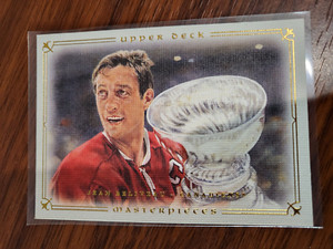 2008-09 Upper Deck Masterpieces Hockey #55 Jean Beliveau Montreal Canadiens