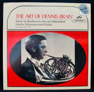 THE ART OF DENNIS BRAIN-Fully Sealed Classical Album-SERAPHIM RECORDS #60040 - Imagen 1 de 2