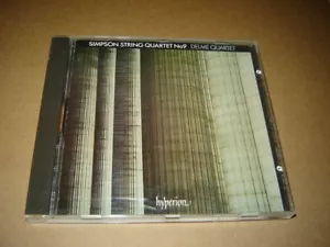 Hyperion CDA66127 UK CD Simpson Streichquartett Nr. 9, Delme 1989 Veröffentlichung - Bild 1 von 2