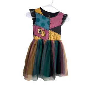 Disney Nightmare Before Christmas Sally Girl's Small 6/6X Costume Dress Outfit - Picture 1 of 9