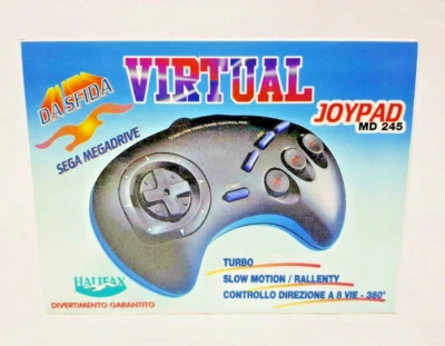 CONTROLLER JOYPAD PAD VIRTUAL MD 245 PER SEGA MEGADRIVE - NUOVO - Immagine 1 di 4