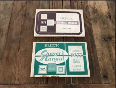 1977 Buick lesabre/Electra/Riviera and Buick Skylark 1976 manuals - Image 1 of 4