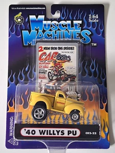 Muscle Machines Cartoons Funline 1940 Willys Pickup Truck 1:64 New - Picture 1 of 6