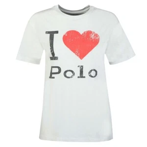 Polo Ralph Lauren WHITE Girls I Love Polo T-Shirt, US 2/2T - Picture 1 of 3