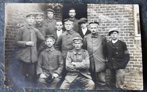 Postcard Group Photo, 1918, 1st WWII - Picture 1 of 2