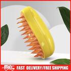 Electric Cat Grooming Brush 3 In 1 Cat Shedding Comb Pet Supplies (Yellow)