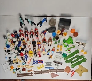 Vintage Playmobil People Accessories Horses Camel Saddle Belts Hats Geobra 1974+ - Picture 1 of 11