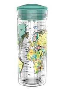 Chic mic - Slide Cup Crystal Drink Bottle World - BPA Free 18.5oz pink Green - Picture 1 of 11