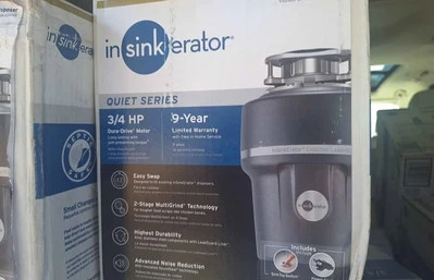 InSinkErator Evolution Essential XTR Continuous Feed 3/4 Hp Septic Safe... - Image 1 of 4