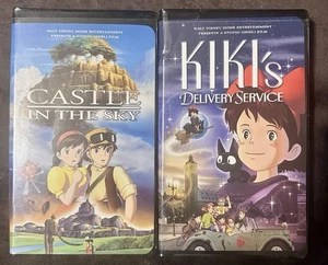Disney's Ghibli Kiki's Delivery Service AND Castle in the Sky, VHS RARE - Picture 1 of 6