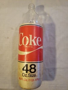 Rare Vintage Coke Bottle 48 Oz. Insulated Glass. - Picture 1 of 7