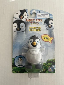 Rare Happy Feet Two Wind-Up Figurine Erik the Penguin NEW Factory Sealed - Picture 1 of 2