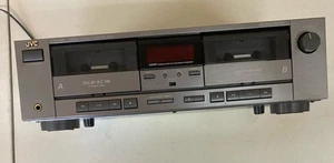 Reproductor de cinta doble cubierta de casete DOLBY JVC TD-W205 de colección - Imagen 1 de 11