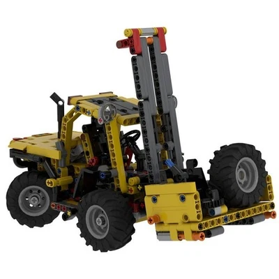 Hot Sale All-terrain Forklift Alternative Build from Set 42122 631 Pieces - Image 1 of 4